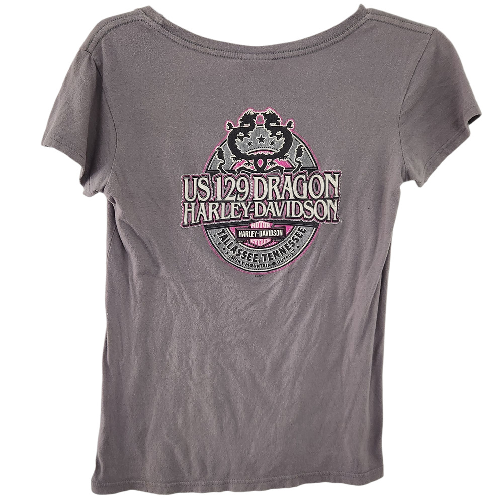 Harley-Davidson T-Shirt Women Medium US 129 Dragon Tallahassee, Tennessee